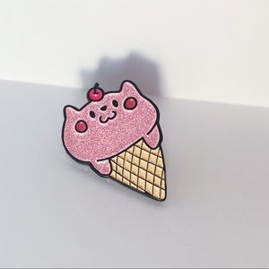 Ice Cream Cat Pin